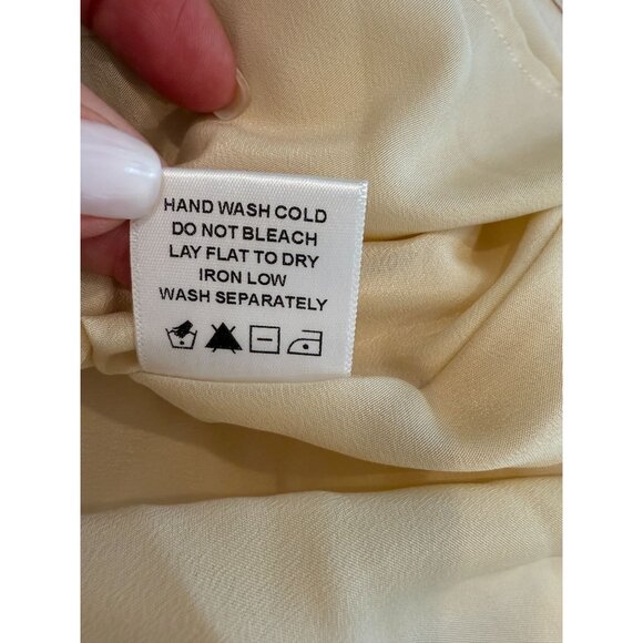 Lovers and Friends Boa Mini Dress Ivory with Pearl Straps NWT - Size S - Picture 5 of 12